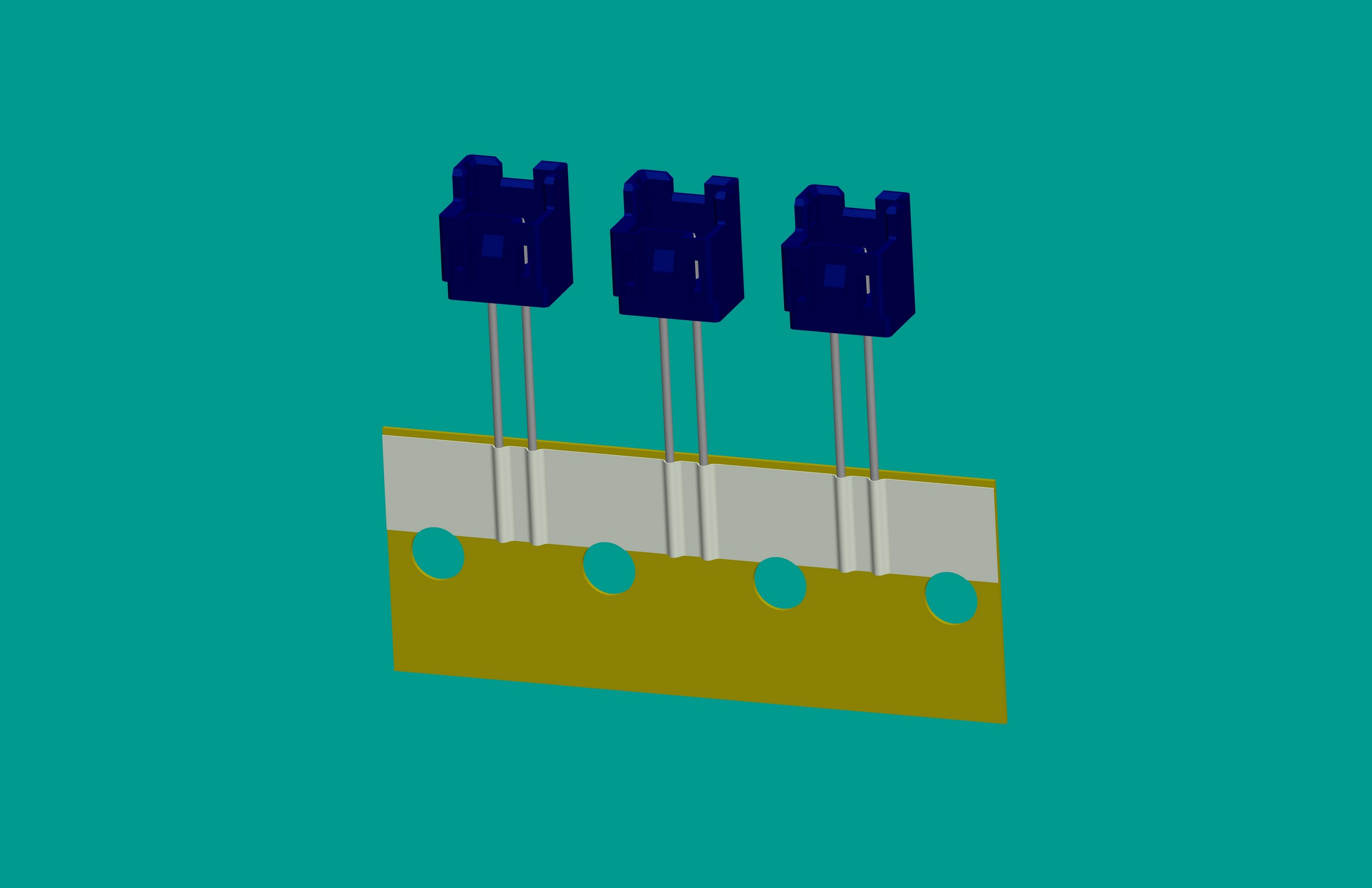 B02B-XASK-2A編帶針座（藍色）